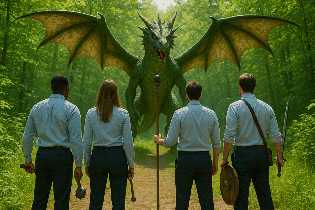 Dungeons & Dragons Corporate Team Building 1 DD Corporate event