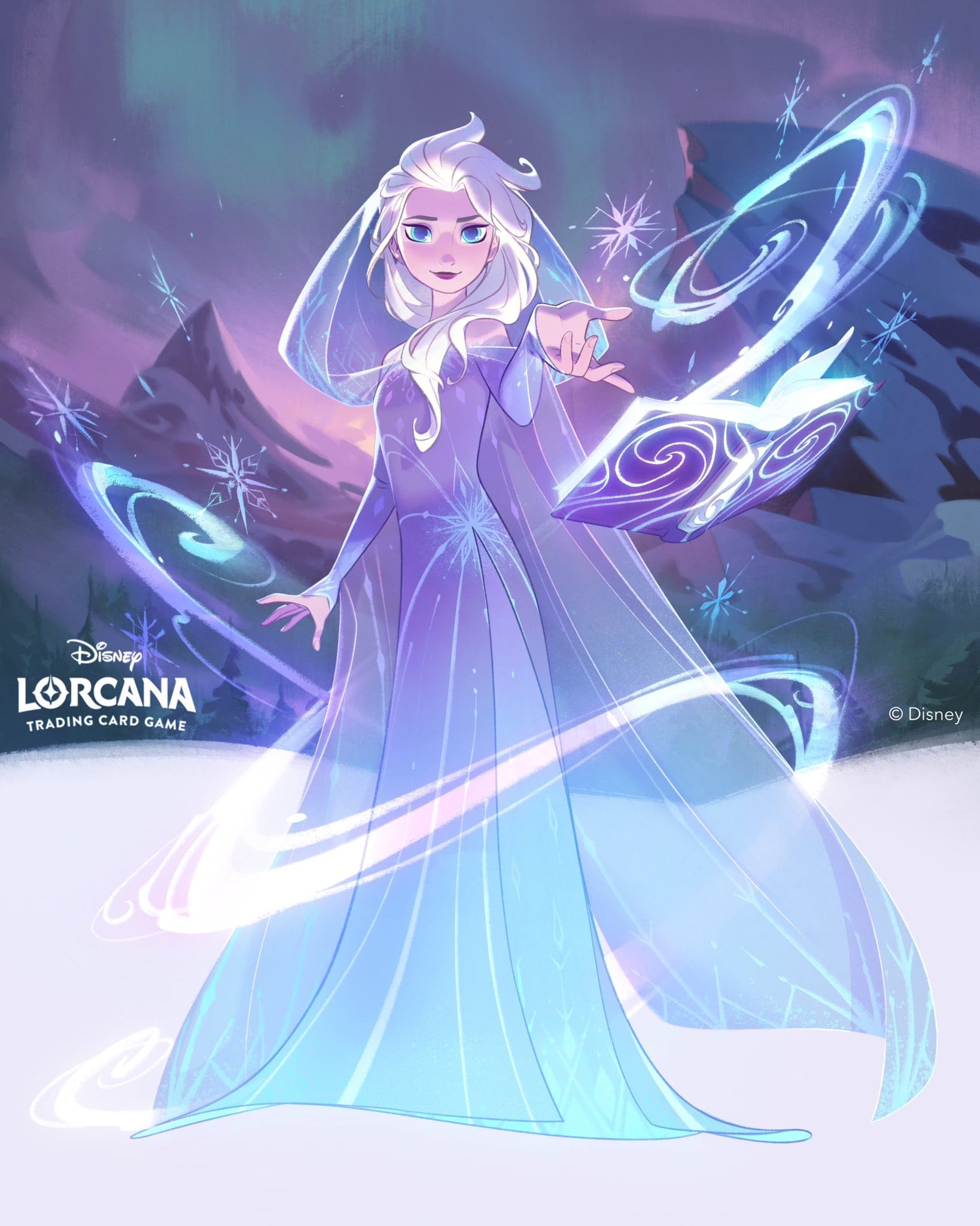 Home 7 cool elsa illustration for disney lorcana by nicholas kole v0 pjodzy57r7hc1